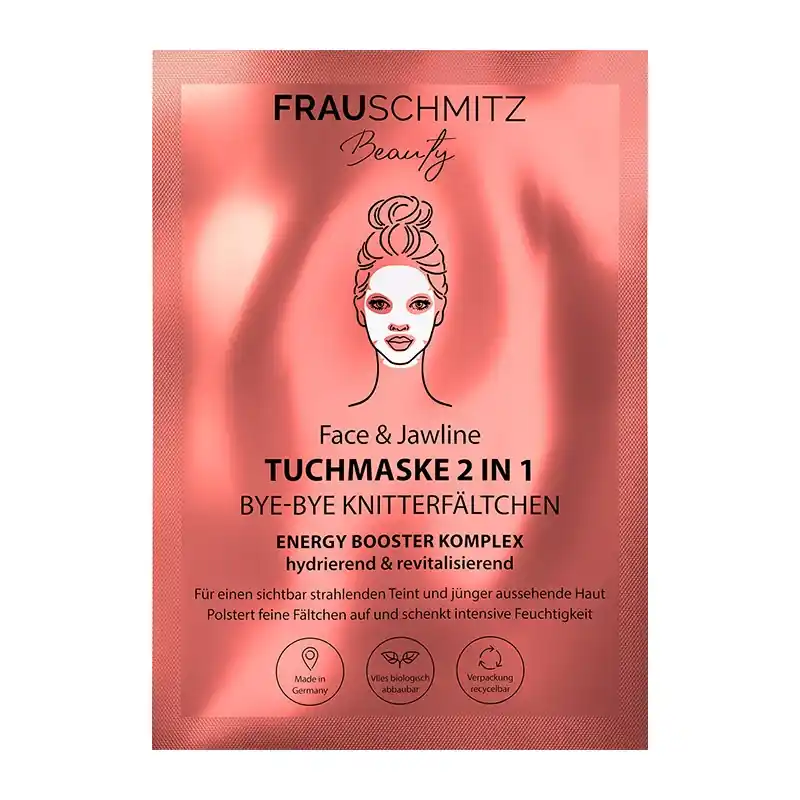 Gesichtstuchmaske Face & Jawline, 1 St\\u00fcck Ausverkauf