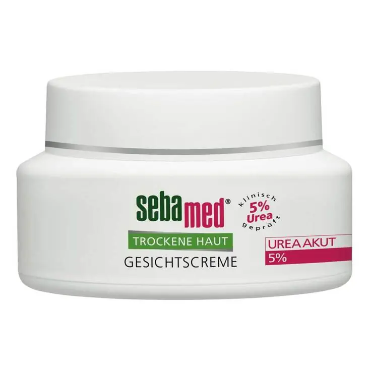 Heißes Angebot Sebamed Trockene Haut 5% Urea akut Gesichtscreme, 50 ml