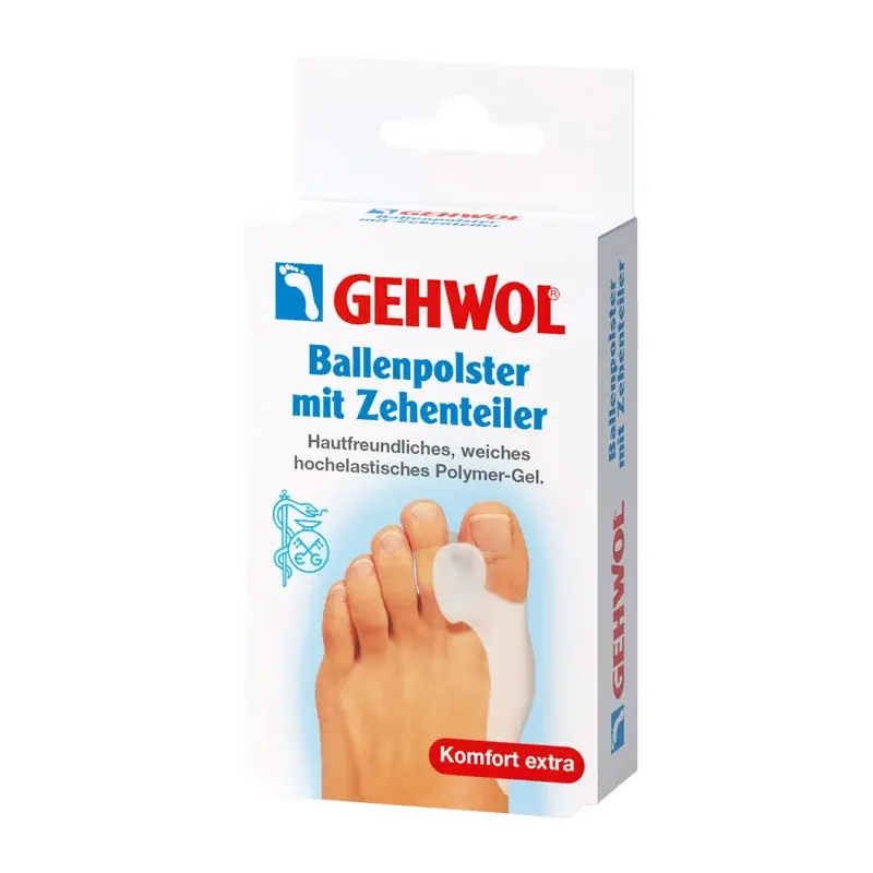 Gehwol Ballenpolster mit Zehenteiler, 1 St. Kostenloser Rückversand