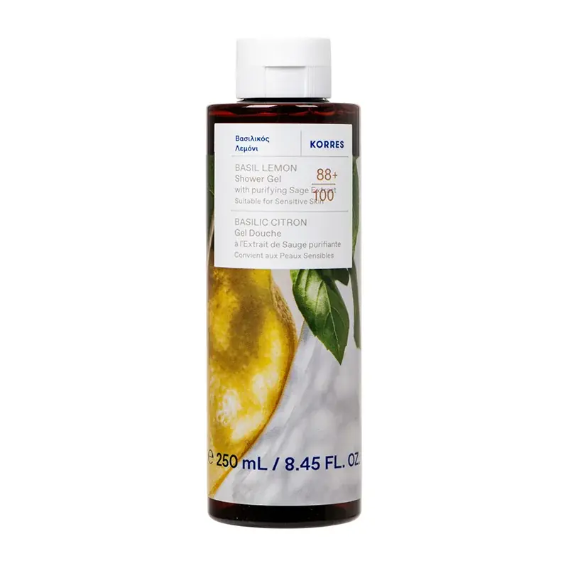 Basil Lemon Duschgel, 250ml Neue Kollektion