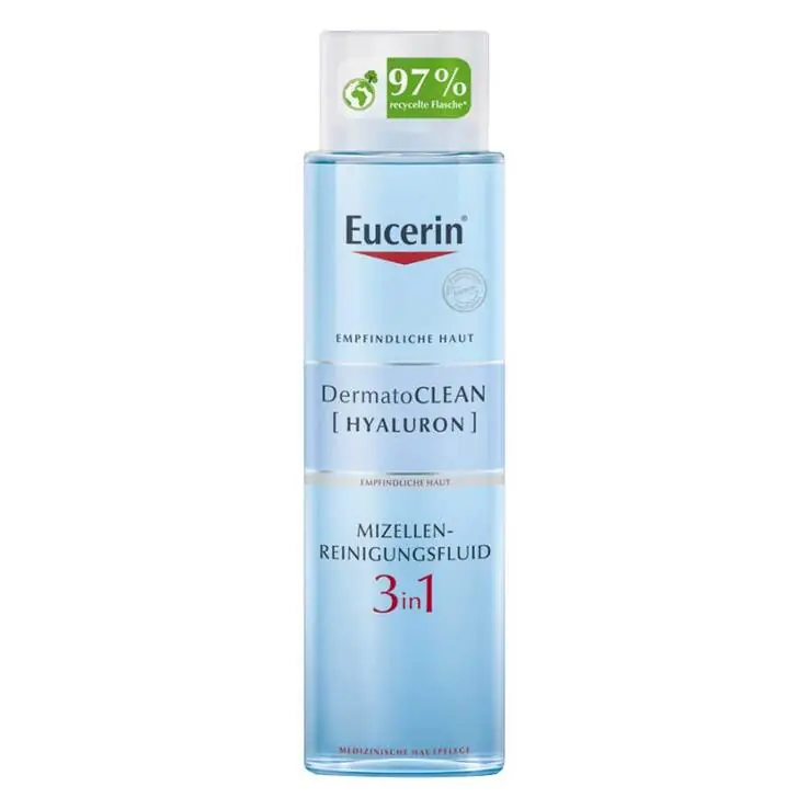 Kostenloser Versand Eucerin Dermatoclean Hyal.Miz.Reinigungsfluid 3in1, 400 ml