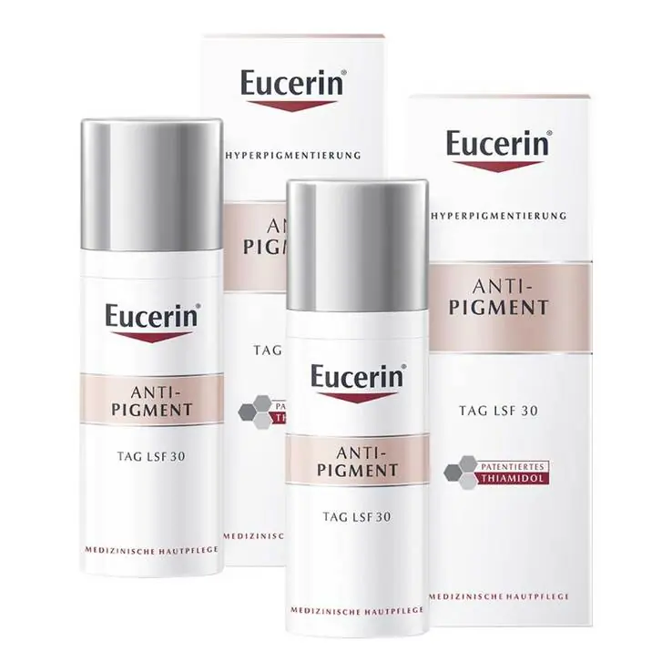 Eucerin Anti-Pigment Tagescreme LSF 30, 2×50 ml Markenprodukt