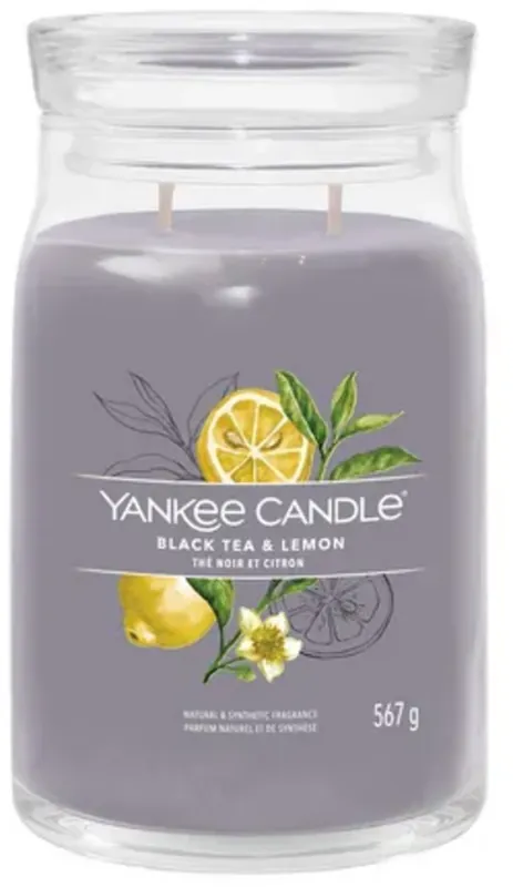 Letzte Chance Duftkerze Signature Jar Black Tea & Lemon