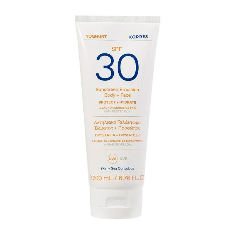 Top-Seller YOGHURT Sonnenschutz-Emulsion K\\u00f6rper u. Gesicht SPF30, 200ml