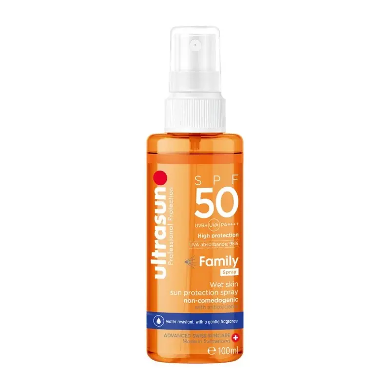 Family Wet Skin Spray SPF50, 100ml Highlight