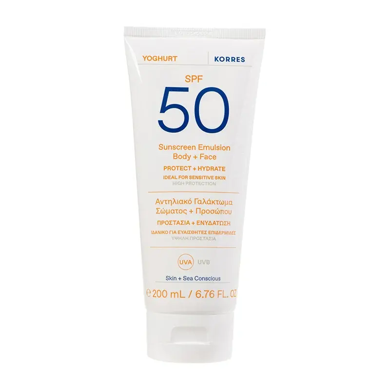 YOGHURT Sonnenschutz-Emulsion K\\u00f6rper u. Gesicht SPF50, 200ml Expressversand