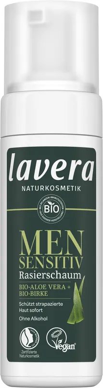 lavera Men sensitiv Rasierschaum 150ml Neue Kollektion