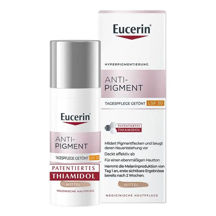 Eucerin Anti-Pigment Tag getönt mittel LSF 30, 50 ml Kostenloser Versand