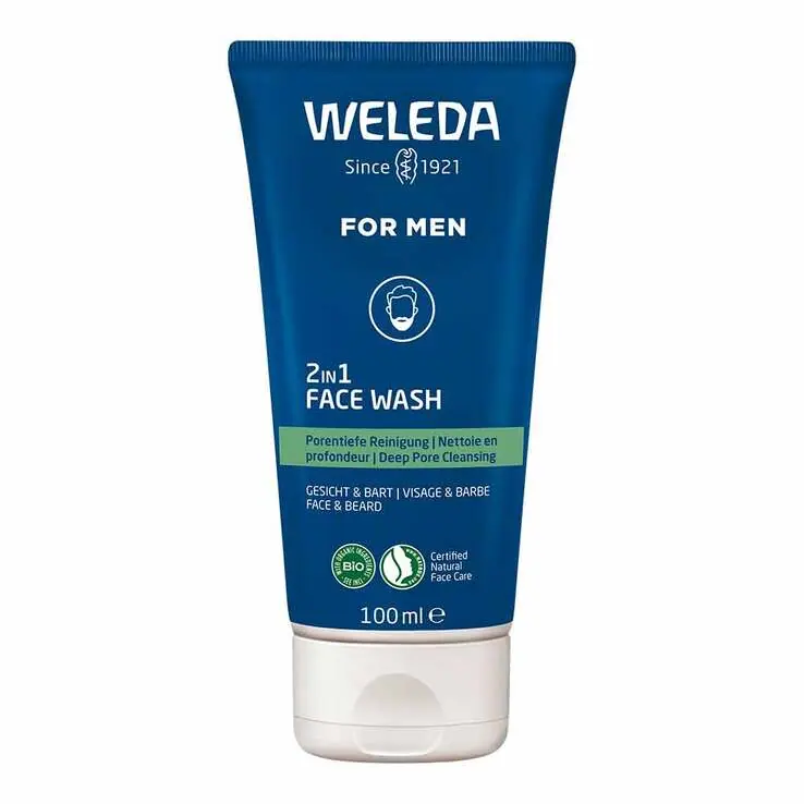 Weleda For Men 2in1 Face Wash, 100 ml Top-Angebot