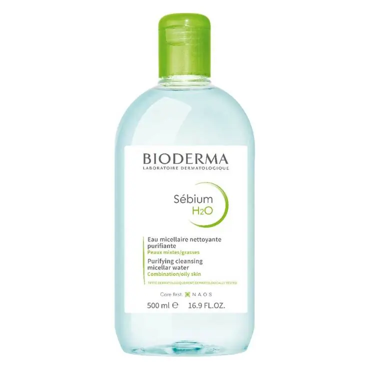 Direktkauf Bioderma Sebium H2O Reinigungslösung für fettige, unreine Haut, 500 ml