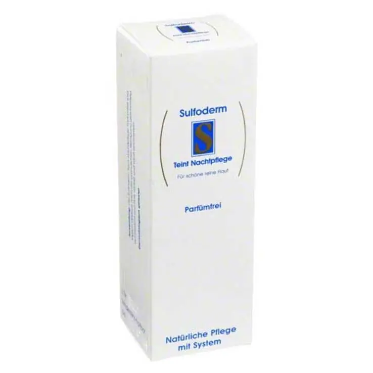 Preis Gesenkt Sulfoderm S Teint Nachtpflege parfümfrei, 40 ml