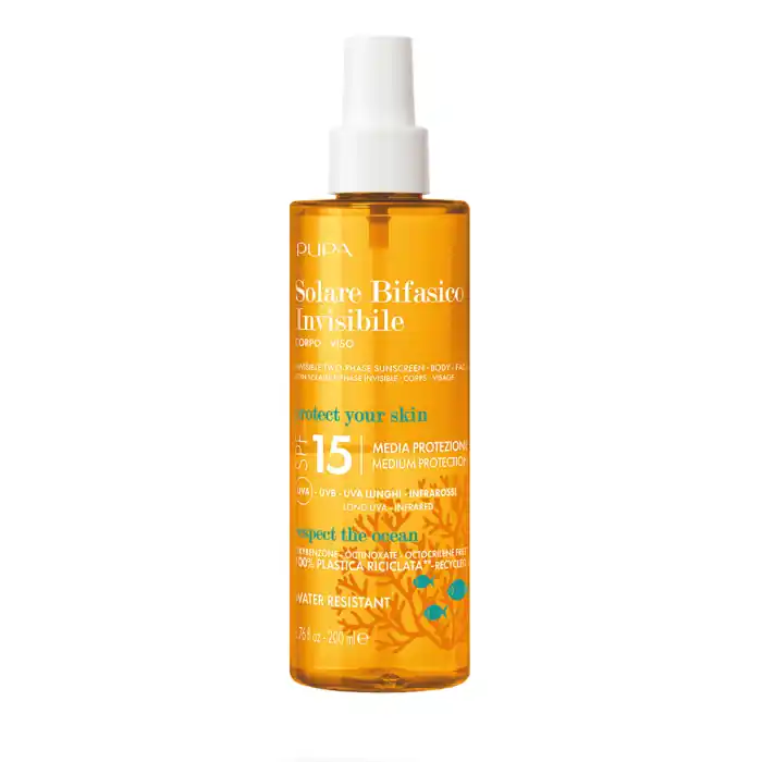 Sichere Zahlung Pupa Multifunction Invisible Two-Phase Sunscreen Spf 15 200 Ml