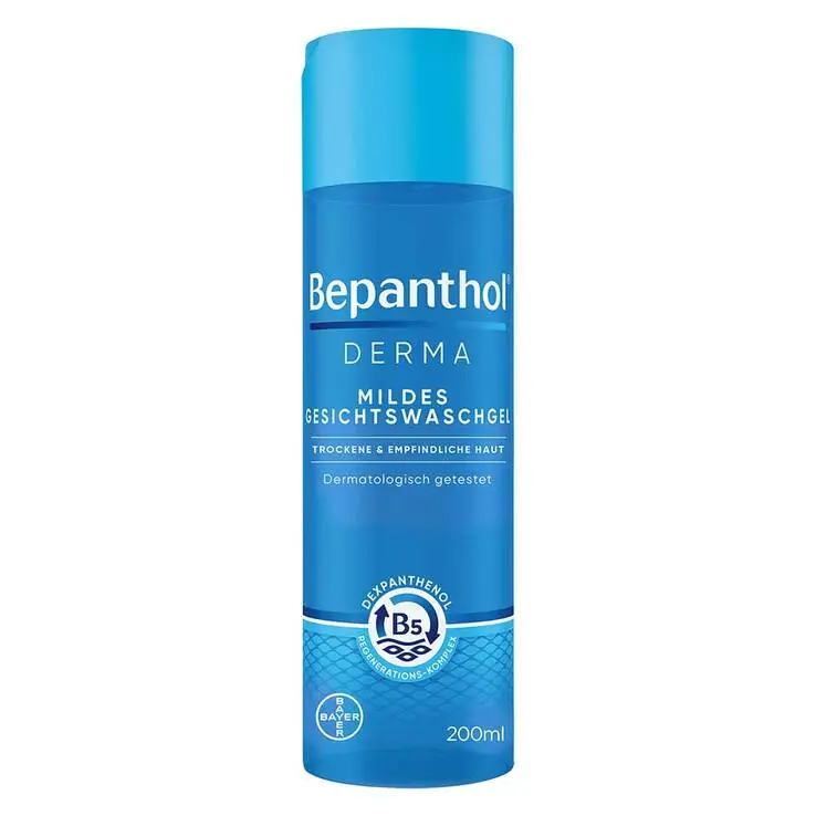 Schneller Versand Bepanthol Derma mildes Gesichtswaschgel, 1X200 ml
