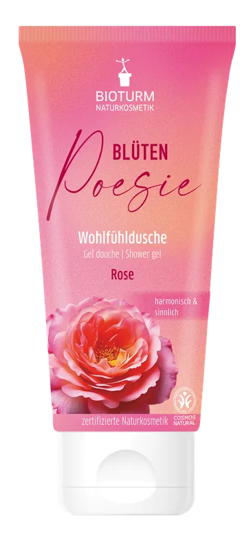 BIOTURM Blüten-Poesie – Wohlfühldusche Rose 200ml Abverkauf