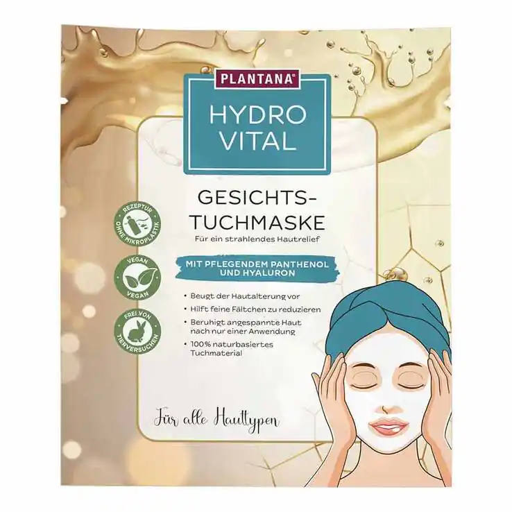 Bestseller Plantana Hydrovital Ges.Tuchm.Panthenol & Hyaluron, 1 St