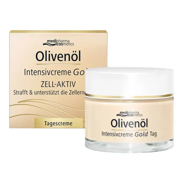 Exklusiv Olivenöl Intensivcreme Gold Zell-Aktiv Tagescreme, 50 ml