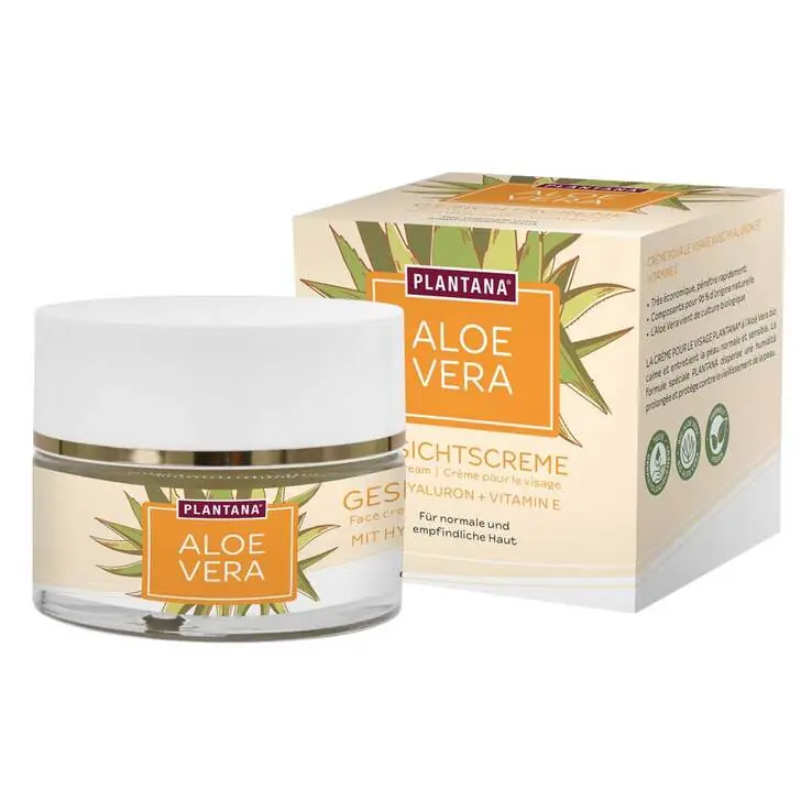 Plantana Aloe Vera Gesichtscreme Hyaluron & Vit.-E, 50 ml Aktuell