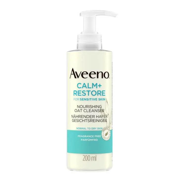 Aveeno Calm + Restore nährender Hafer Gesichtsreinigung, 200 ml Sonderangebot