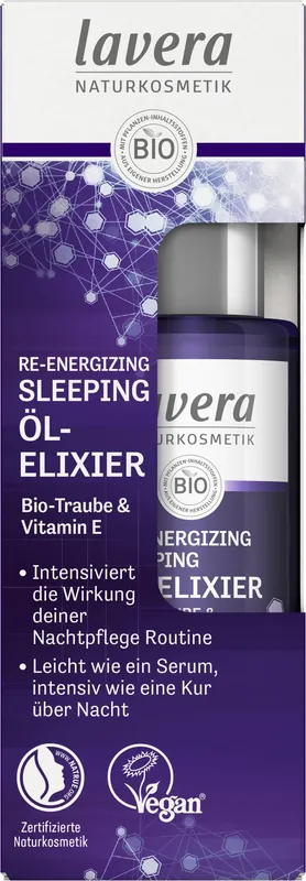 Kracherpreis lavera Re-Energizing Sleeping Öl-Elixier 4 x 30ml