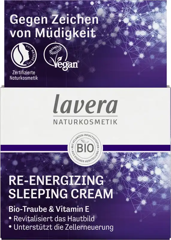 lavera Re-Energizing Sleeping Cream 4 x 50ml Online Kaufen
