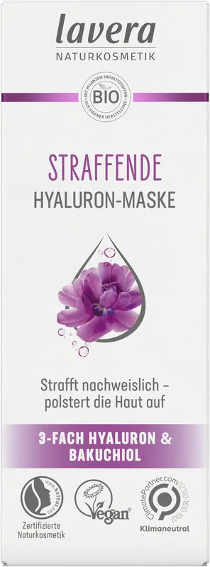 lavera Straffende Hyaluron-Maske 4 x 50ml Premium