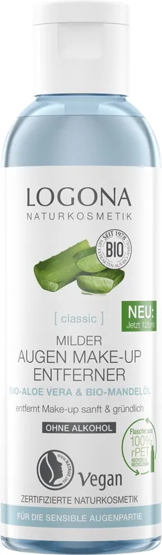 Angebot Logona CLASSIC Milder Augen Make-up Entferner Bio-Aloe Vera 4 x 125ml