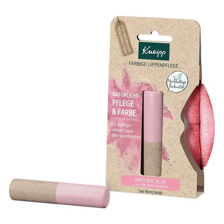 Kneipp farbige Lippenpflege natural rose, 3.5 g Abverkauf