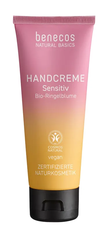 Neue Kollektion benecos Natural Basics Handcreme Sensitiv Bio-Ringelblume 75ml