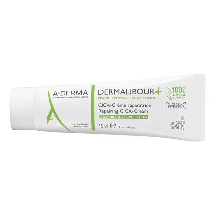 Expressversand A-Derma Dermalibour + Cica reparierende Creme, 15 ml