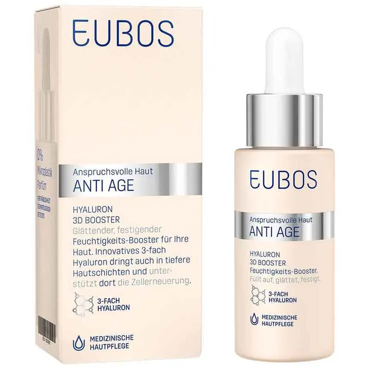 Eubos Anti-Age Hyaluron 3D Booster Gel, 30 ml Zertifiziert