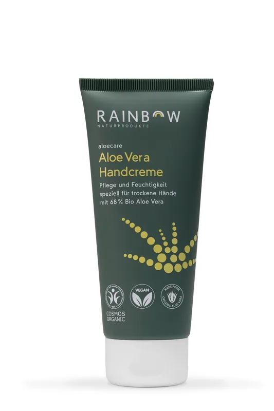 Zertifiziert Rainbow Naturprodukte aloecare Aloe Vera Handcreme 100ml