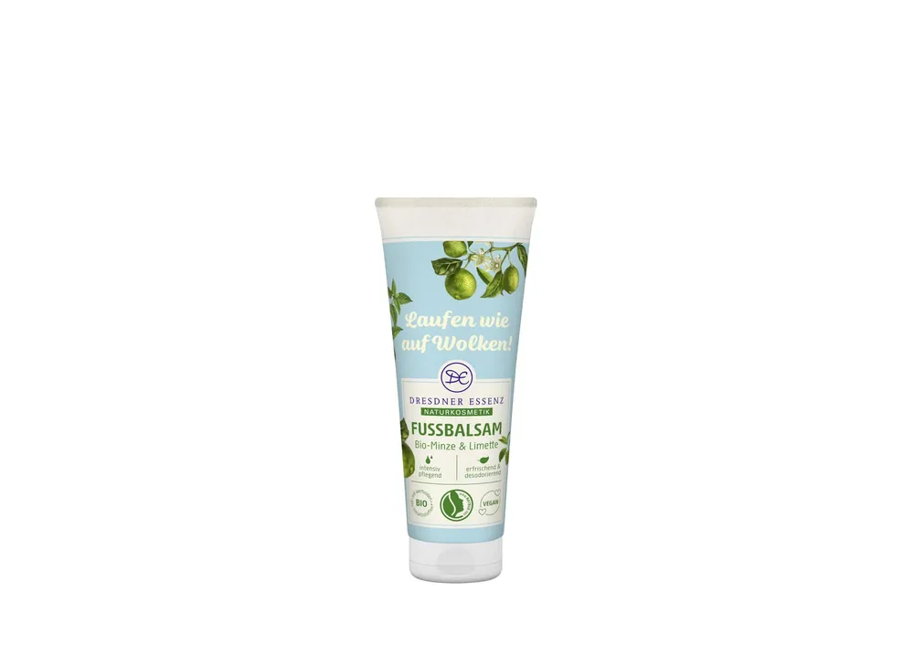 Dresdner Essenz DE Fußbalsam Bio-Minze & Limette 75ml Nur Für Kurze Zeit
