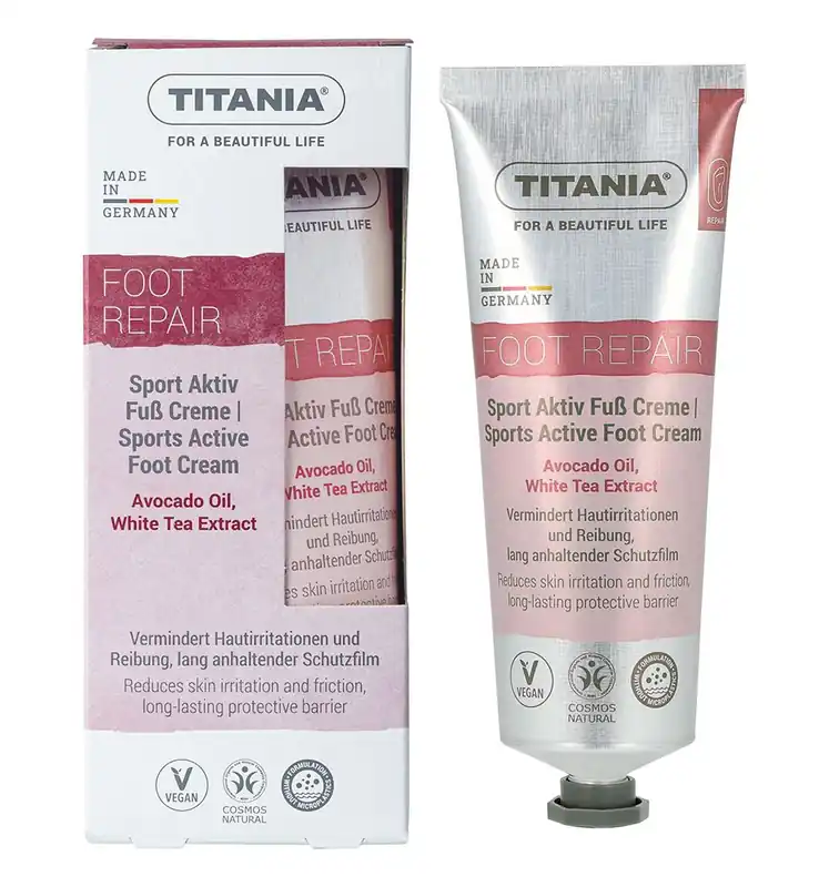 Niyok TITANIA® Foot Care Sport Aktiv Fuß Creme 75ml Letzte Chance