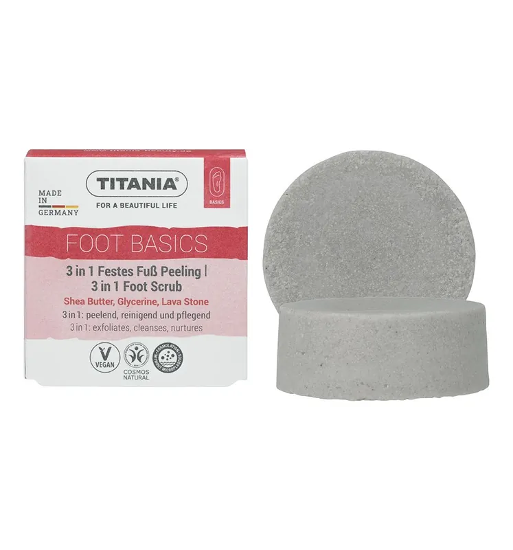 Niyok TITANIA® 3 in1 Festes Fuß Peeling 60g Nur Für Kurze Zeit