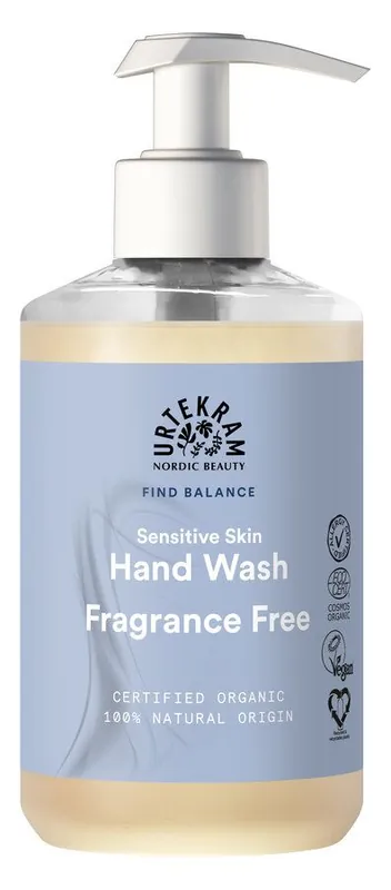 Urtekram Fragrance Free Sensitive Skin Hand Wash 6 x 300ml Handgefertigt