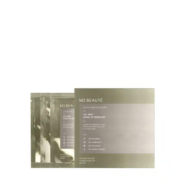Geld-Zurück-Garantie M2 Beaut\\u00e9 Oil-Free Make-Up Remover Sachets 7 Pcs