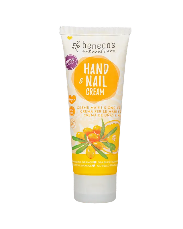benecos Natural Hand- & Nail Cream Sanddorn & Orange 75ml Weltweiter Versand