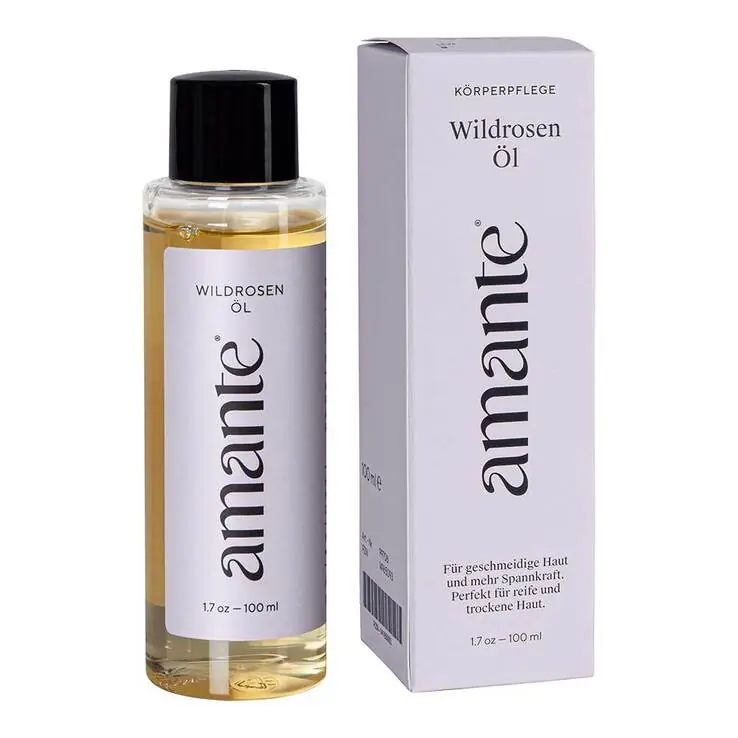 Mengenrabatt Wildrosenöl 100% rein Hautpflegeöl Amante, 100 ml