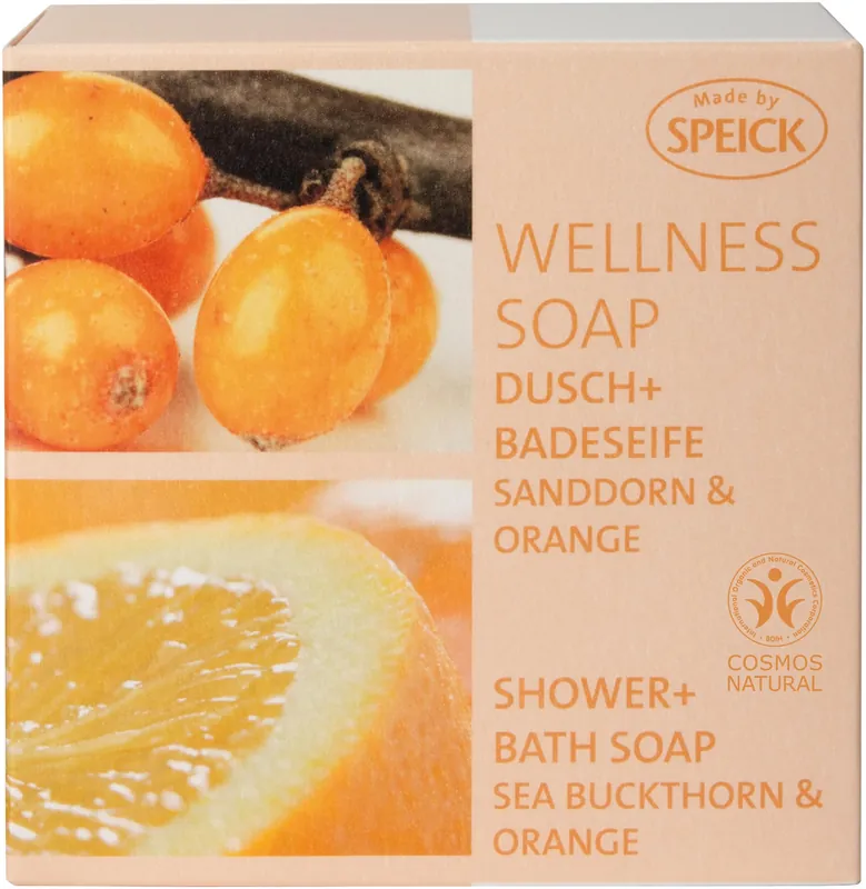 Mega-Angebot Made by Speick Wellness Soap, Dusch + Badeseife Sanddorn & Orange 200g