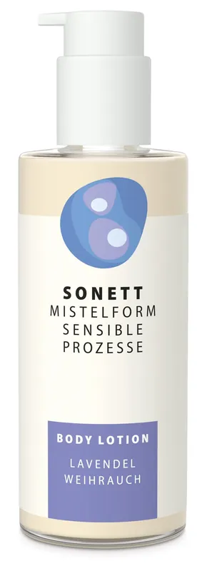Echt SONETT MISTELFORM. SENSIBLE PROZESSE Body Lotion Lavendel-Weihrauch 145ml