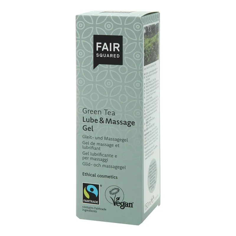 FAIR SQUARED Lube & Massage Gel Green Tea 150ml Sonderaktion