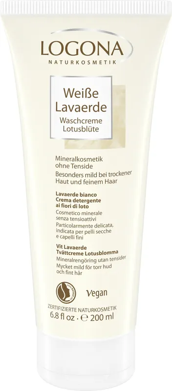 Logona Weiße Lavaerde Waschcreme Lotusblüte 200ml Saisonangebot