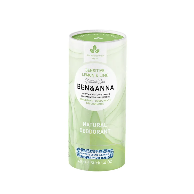 Ben&Anna Natural Care Papertube Deodorant Sensitive Lemon&Lime 40g Mengenrabatt