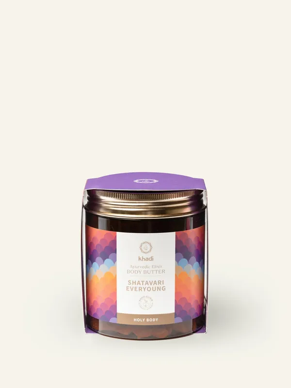 khadi Naturprodukte Ayurvedische Körperbutter – Bodybutter Shatavari Everyoung 250ml Kracherpreis