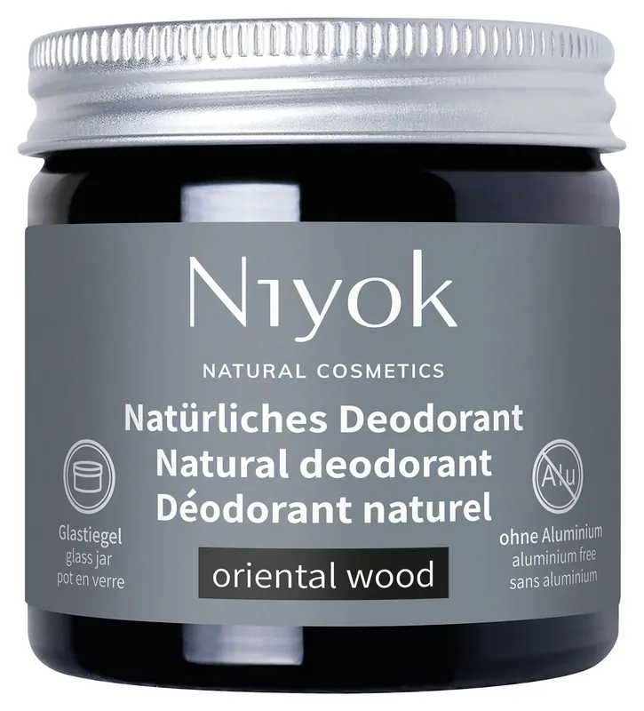 Sale Niyok – 2 in 1 Deodorant Creme Anti-Transpirant: Oriental wood 40ml