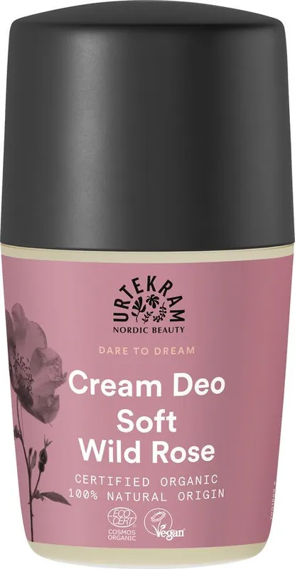 Urtekram Soft Wild Rose Cream Deo 50ml Zertifiziert