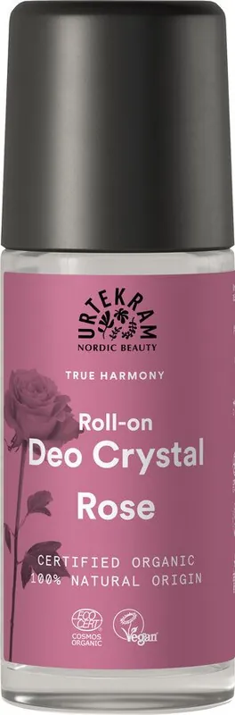 Urtekram Rose Roll-on Deo Crystal 50ml Exklusiv
