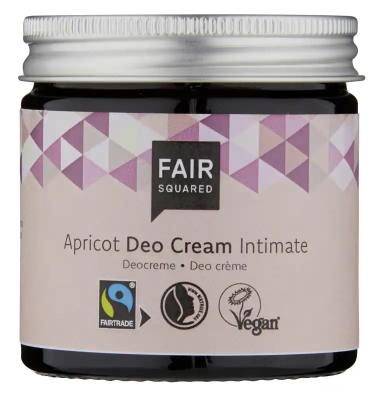 FAIR SQUARED Intimate Deo Cream Apricot 50 ml ZERO WASTE 50ml Direkt Vom Hersteller