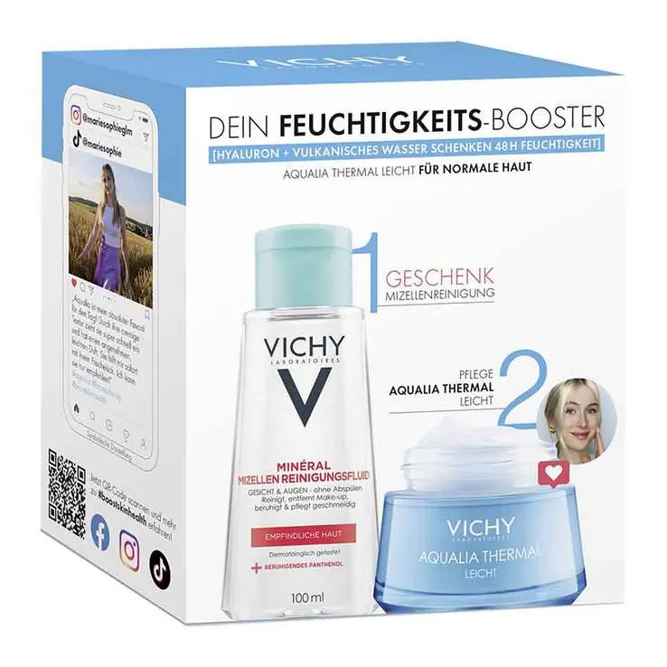Vichy Aqualia Thermal leicht + PT Mizelle Coffret, 1 P Limited Edition