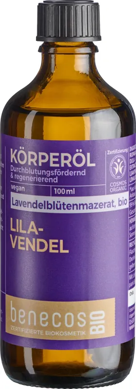 Beliebt benecos BIO Körperöl Bio-Lavendelblütenmazerat – LILA-VENDEL 100ml